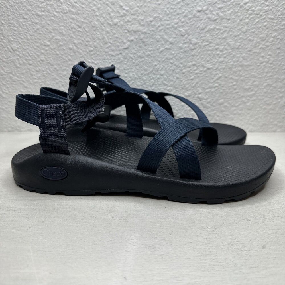 Chaco Z/1 Classic Navy Womens Blue Adjustable Hiking Strappy Sandals Size 10